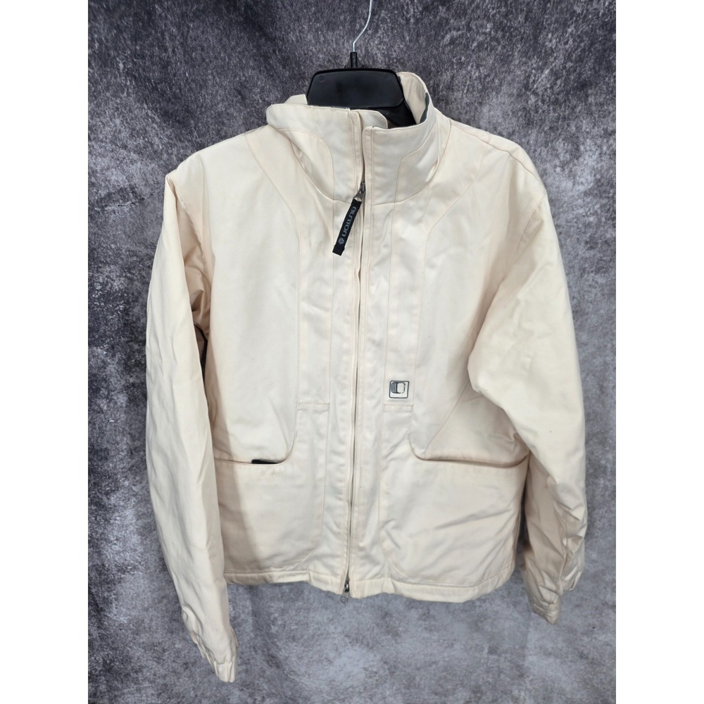Burton Jacket Women Small Toast Beige Full Zip Snowboard Ski Winter Coat Outdoor